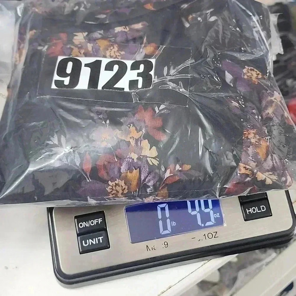 1. State V neck Long sleeve Floral Chiffon Blouse 2X - Picture 9 of 9